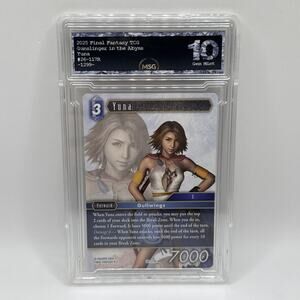 Yuna - 26-117R NM - Final Fantasy TCG Graded 10 Gem Mint Card